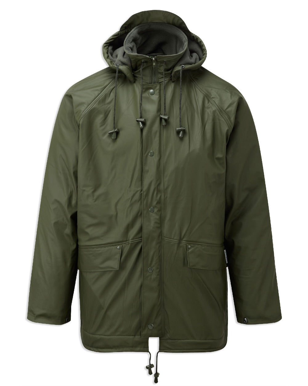 Green fleece lined jacket best sale