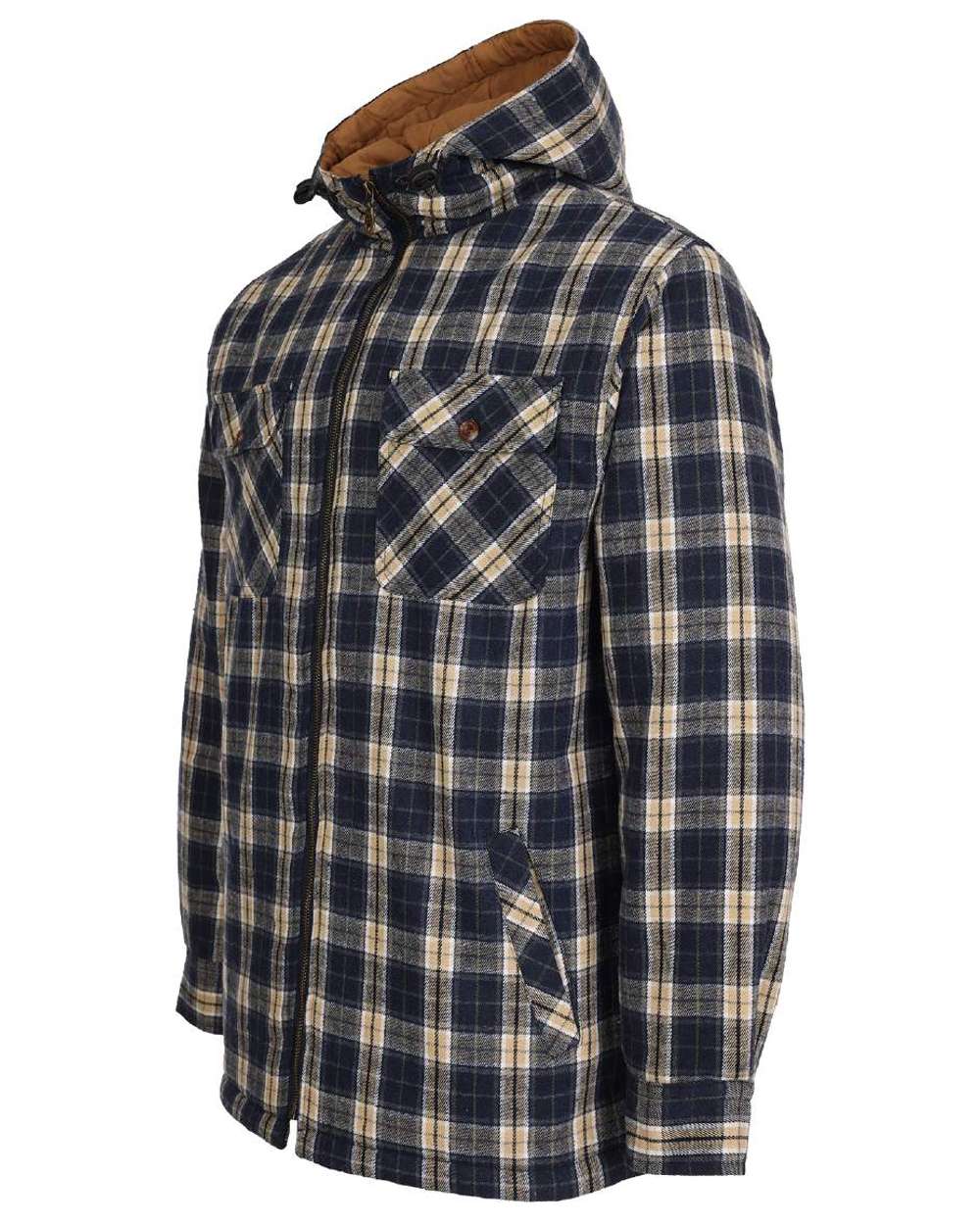 Plaid jacket hoodie best sale