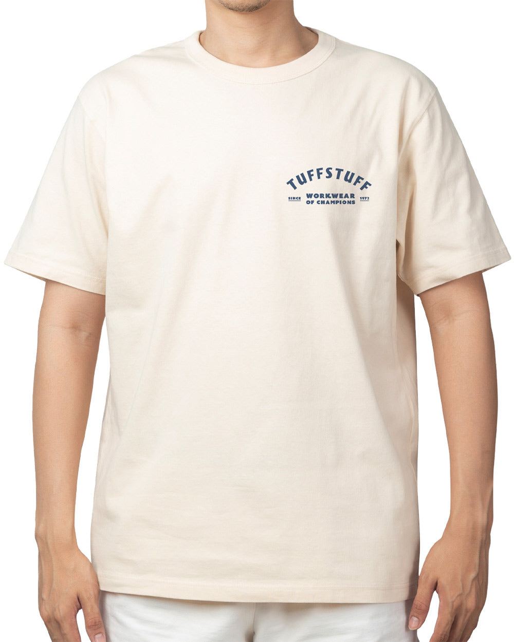 White TuffStuff Icon T-Shirt on White background 