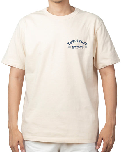 White TuffStuff Icon T-Shirt on White background 