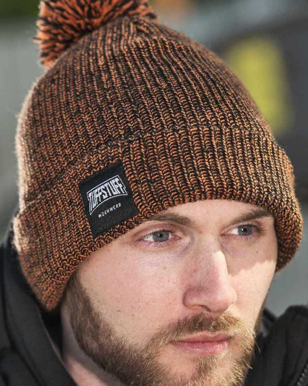 Colourful bobble hat online