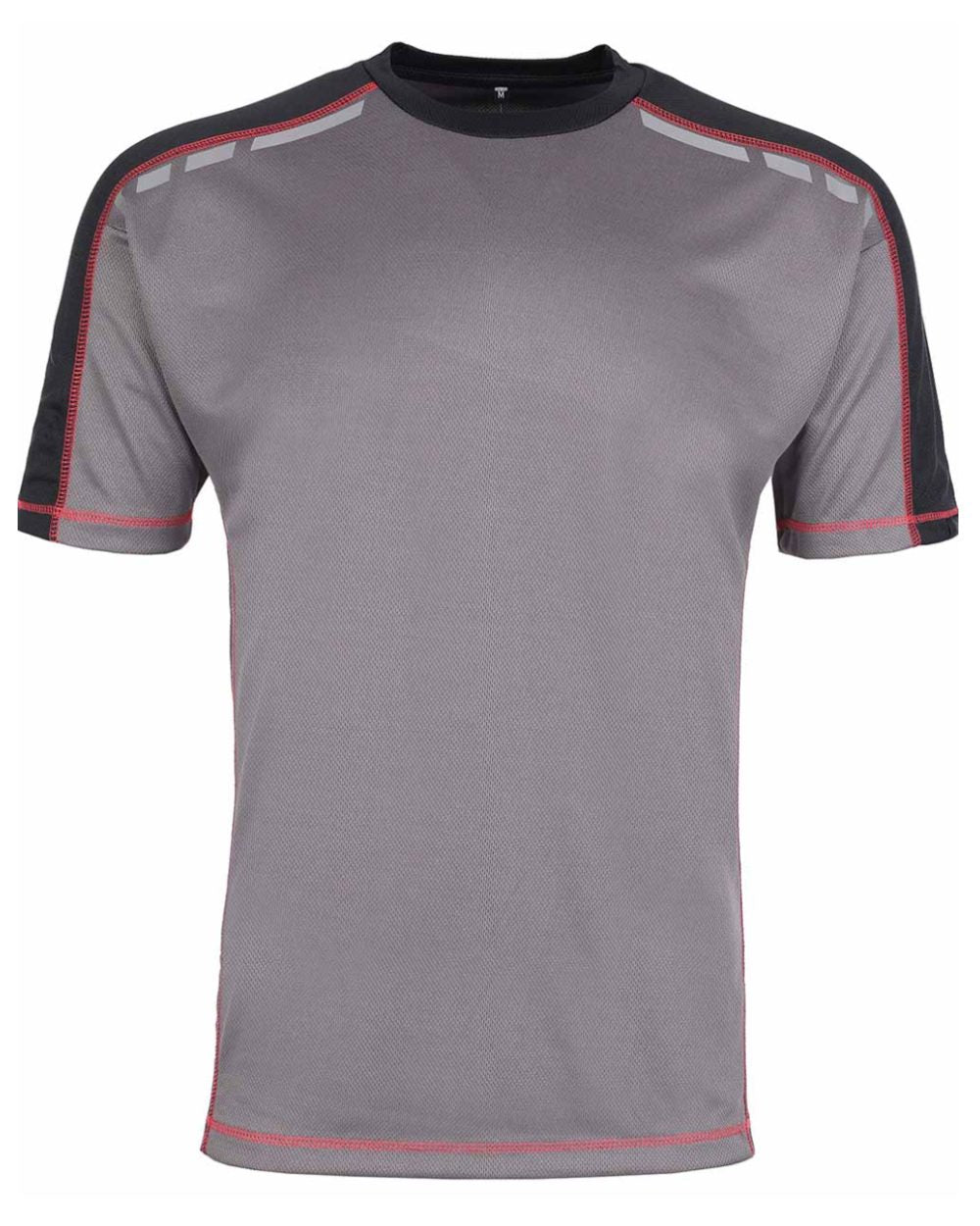 Grey Coloured TuffStuff Elite T-Shirt On A White Background 