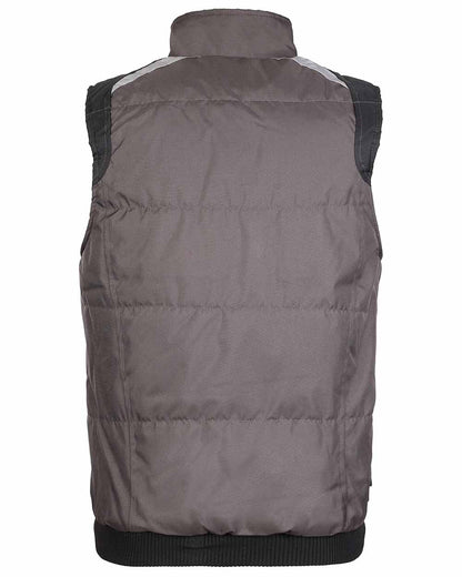 Grey Coloured TuffStuff Pro Work Bodywarmer  On A White Background 