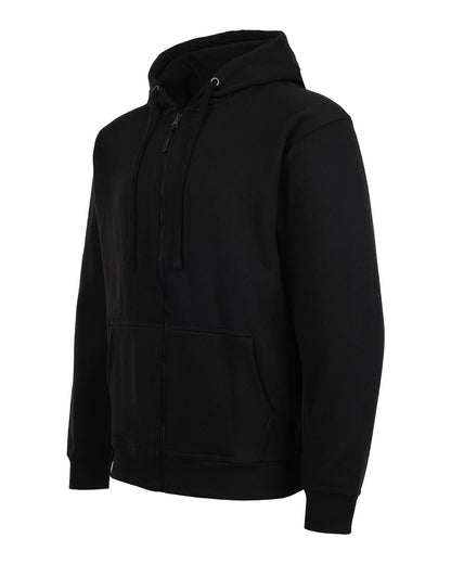 Black coloured TuffStuff Pro Work Hoodie on White background 